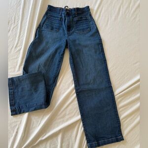 Madewell Women's Emmett Jeans in Dark Blue